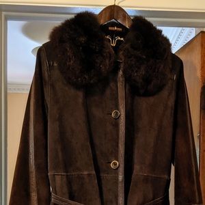 Ladies Full Length Shearling and Mink Lined Coat